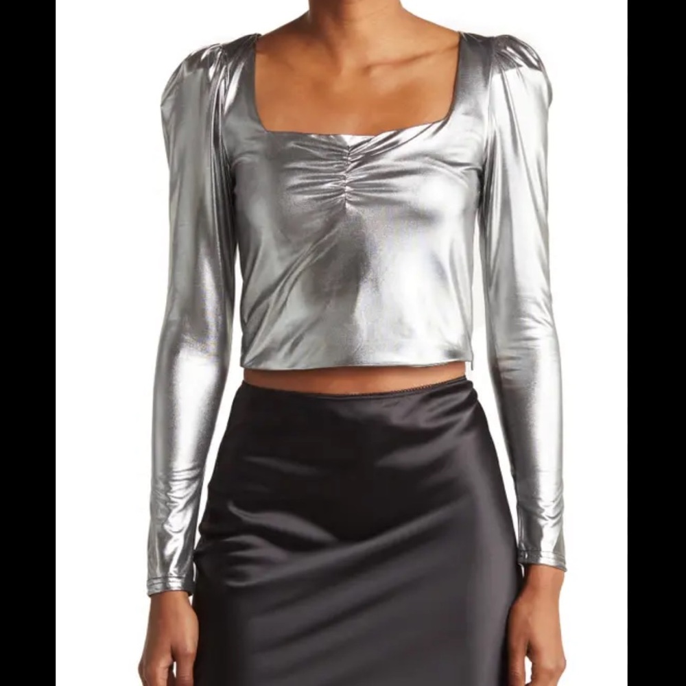 Metallic top!